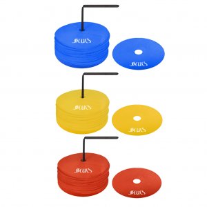 SCUCS Antrenman Çanağı Düz Kauçuk–10’lu Kaymaz Set