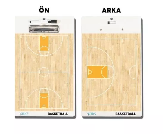 SCUCS Basketbol Taktik Tahtası | 24x40 cm
