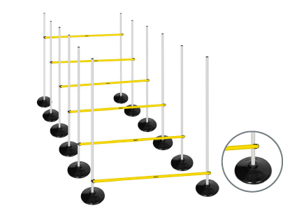 SLALOM SETI KAUÇUK TABANLI STANDART